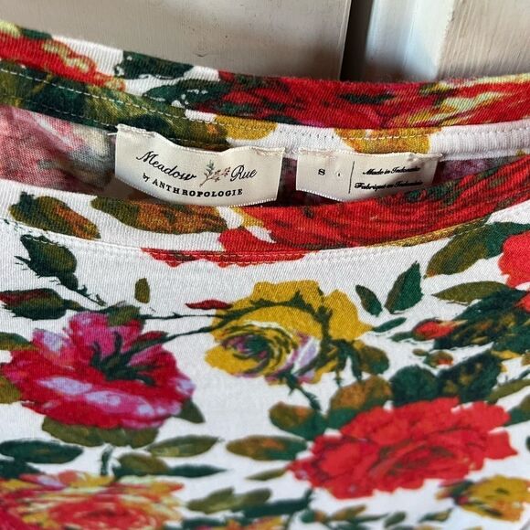 MEADOW RUE FLORAL T-SHIRT - Picture 2 of 4
